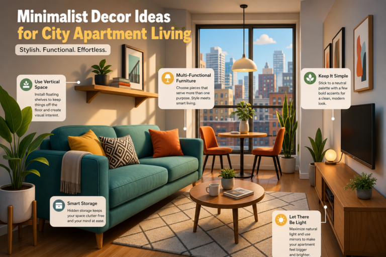 Minimalist Decor Ideas for City Apartment Living