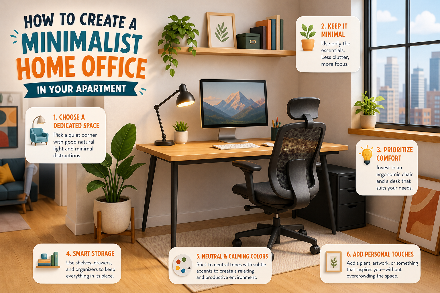 minimalist home office